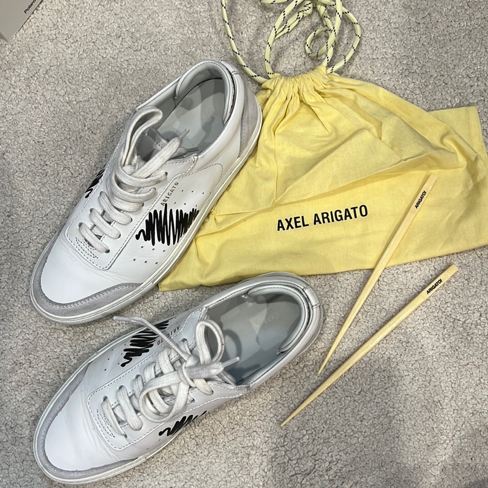 COPY - Axel Arigato White leather & suede sneakers